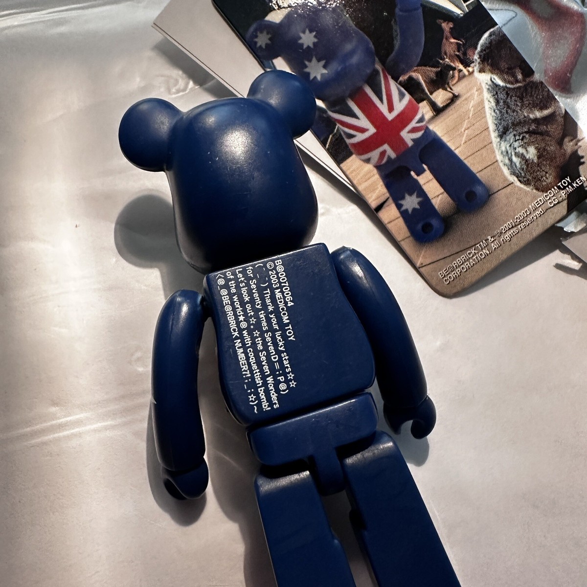 Bearbrick Be@rbrick Series 7 S7 Flag Australia Medicom Toy Kubrick