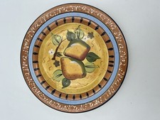 Vintage Heritage Mint "Mediterranean Pear" 10.5” Dinner Plate 2005 RARE NWT