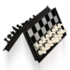 Magnetic Travel Chess Set with Folding Chess Board Educational Toys for Kids ...