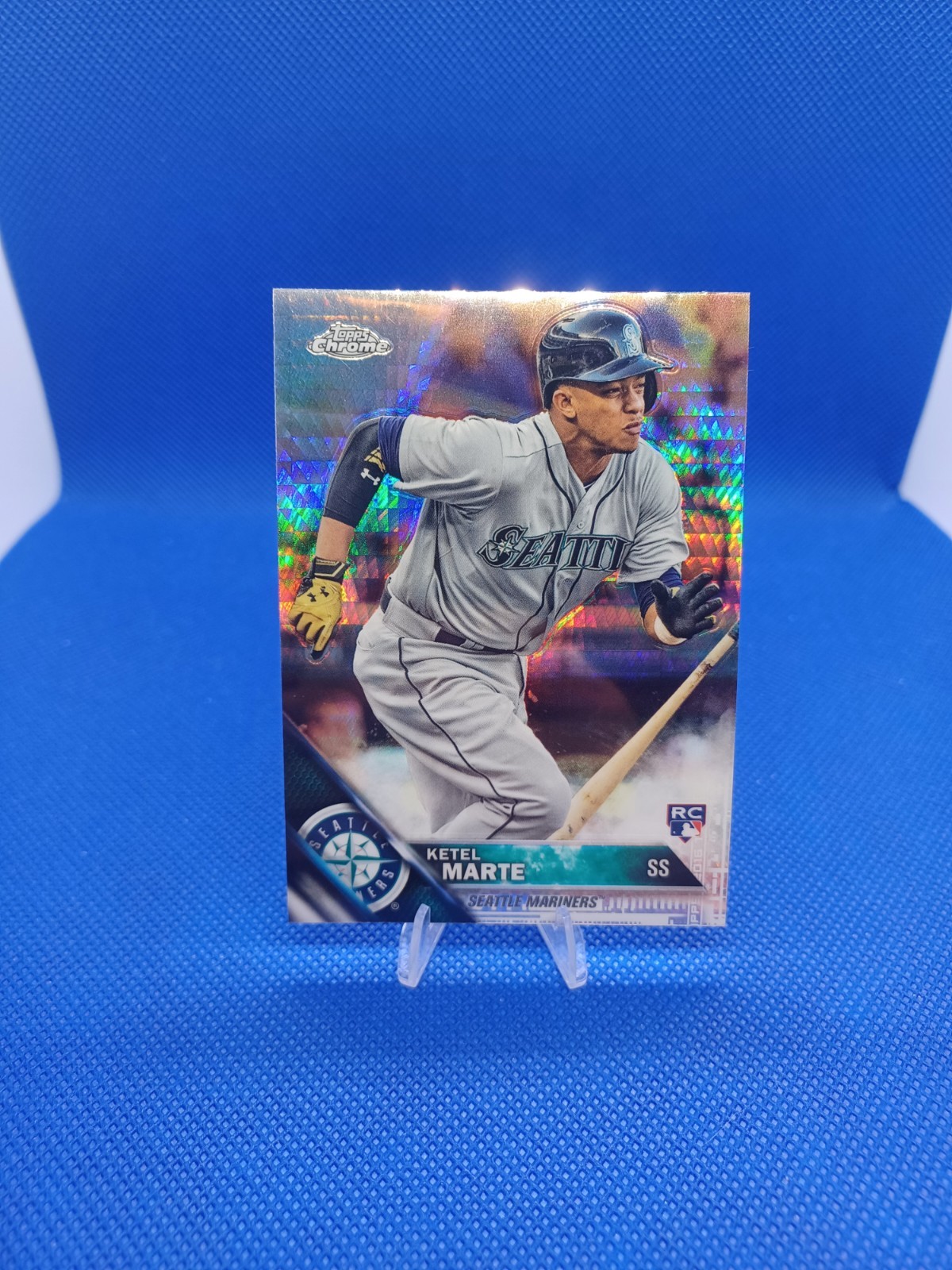 2016 Topps Chrome Ketel Marte #121 Prism Refractor RC Rookie