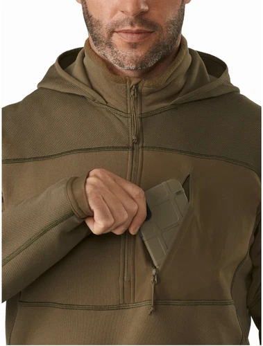 Arc'teryx LEAF Naga 3.1 Pro Hoody Wolf Gray XXL Men Military Spec Sweatshirt image 7