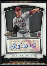 2010 Topps Finest Moments Joe Saunders Auto #FMA-JS