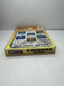 Caveman Games Nintendo NES Original Box Damaged Sun Faded Tested!