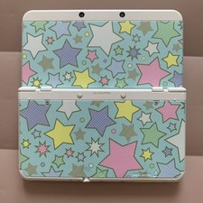 Nintendo New 3DS Replacement Shell Kisekae Cover Plates No.064 - Colorful Stars