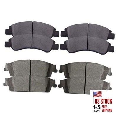  Front Rear Ceramic Brake Pads Set Automotive Replacement for D1363+D1707