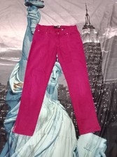 Vintage 90s Love Moschino Women's Cotton Pink Jeans Size 28