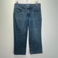 Riders by Lee Capri Jeans Womens 8/M Blue Denim Cotton Mid Rise Straight Leg