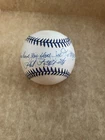 PHIL RIZZUTO HOF SIGNED GAME BASEBALL NEW YORK YANKEES JOE DIMAGGIO JSA COA