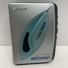 SONY Walkman WM-EX190 Cassette Player New Belt Works Cleaned
