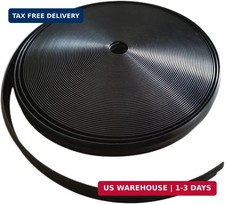 1" RV Vinyl Trim Molding Insert Black,for RV Camper Travel Trailer Screw Cover G