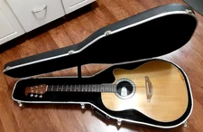 Ovation 1861 Standard Balladeer 6-String Acoustic Electric Guitar W/ Hard Case