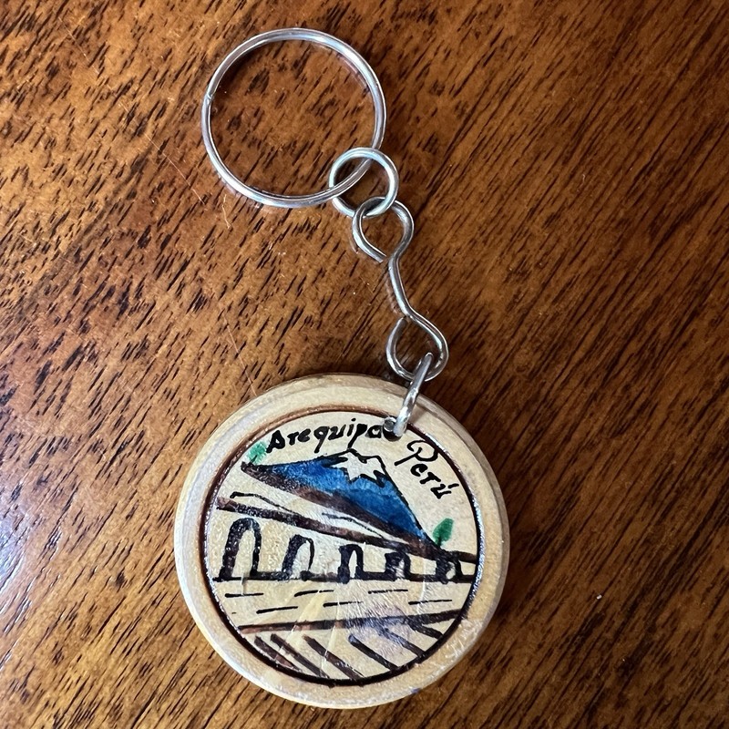 Arequipa Peru Souvenir Keychain