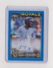 Samad Taylor RC Auto 2024 Bowman Chrome Blue Refractor #149/150   Card #RA-ST