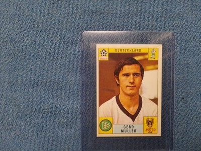 Panini World Cup Mexico 1970 Gerd Müller Green Back
