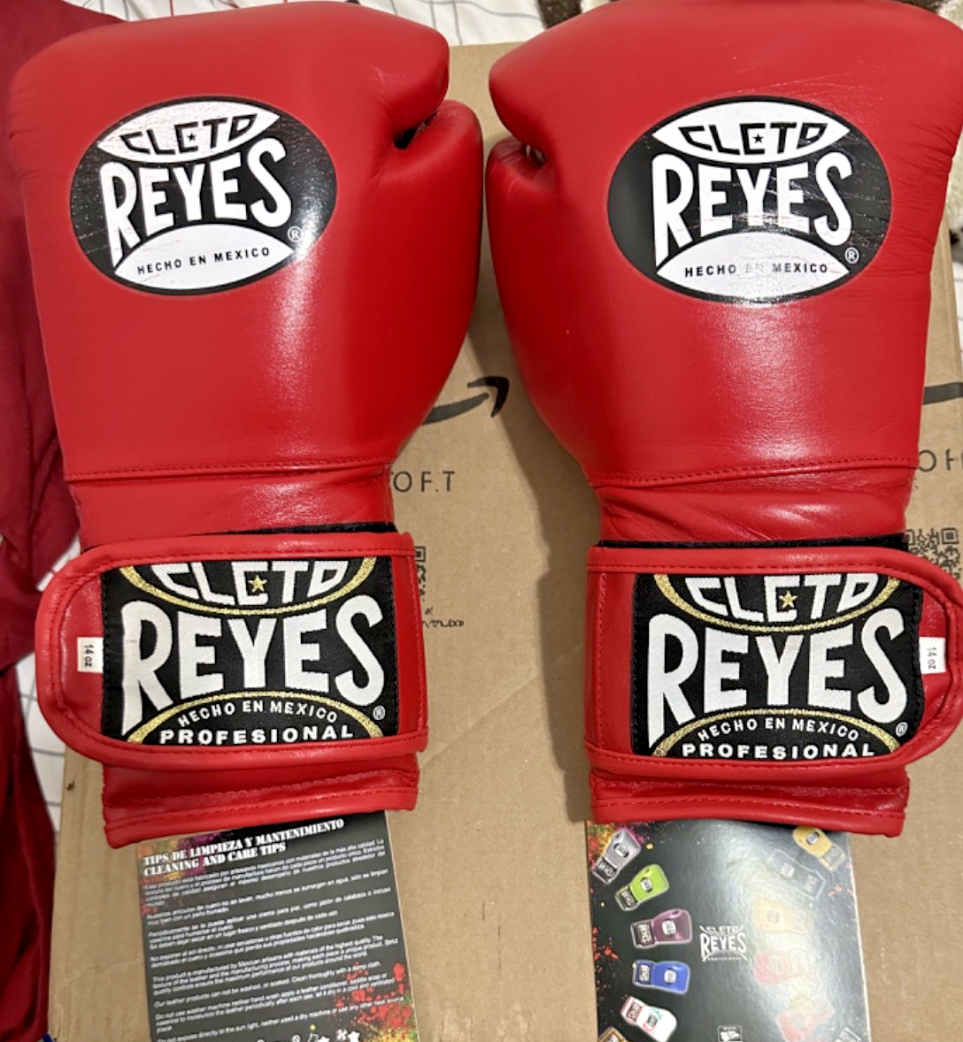 Cleto Reyes Boxing Gloves 14 oz classic red | eBay
