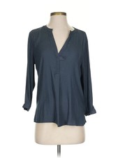 Acos&A Women Blue 3/4 Sleeve T-Shirt S