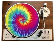 Tie Dye - Graphic Turntable Slip Mat New Vinyl Accessory