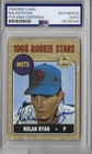 Nolan Ryan 2001 Topps Archives # 280 Autograph PSA DNA Slabbed Signed Mets