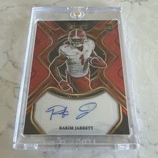 Panini 2023 Select Draft Picks Rakim Jarrett Rookie Auto Prizm RS-RJA Terrapins
