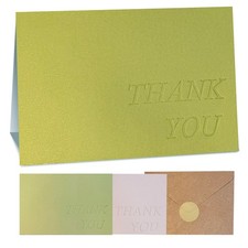 Thank You Cards with Envelopes, 30 Pack 4x6 in ThankYou Cards Bulk with Embos...