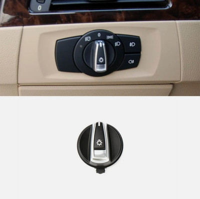 For BMW Headlight Switch Knob Cover for 1 Series For F20 F21 F52 2010 to 2021