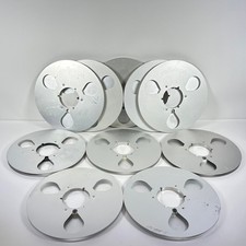 Lot of 10 Audiotape Metal Tape Reel 10.5" x 1/4" Take Up