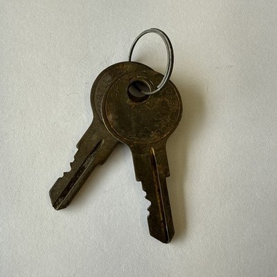 FORT LOCK CO Chicago Illinois 54G 210 Key Brass Vintage Lot of 2