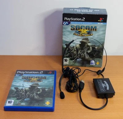 SOCOM : U.S. Navy SEALs ( Sony Playstation 2, PS2) 2003 Complet en Boite - Photo 1/4