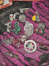 15 Vintage Biker Pins