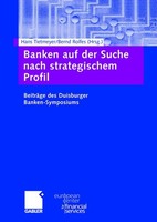 Banken Auf Der Suche Nach Strategischem Profil Bernd Rolfes