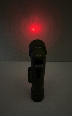 US Military Angle Head Flashlight MX-991/U Fulton USA Vintage