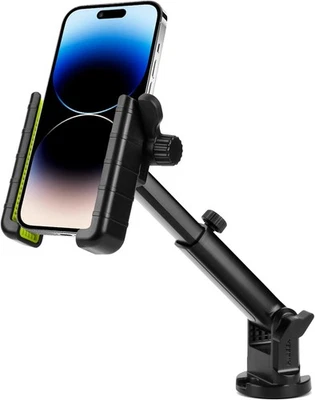 HIKEEN Kayak Phone Holder Mount, 360°Adjustable Kayak Phone Holder with Long Arm