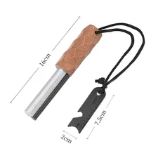 2025 New Outdoor Multifunctional Flint Magnesium Stick Portable Camping Fire EDC
