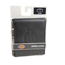 Dickies Genuine Leather Wallet Black Men's Billfold 31DI130019 New Free Shipping