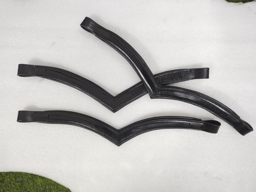 Lot 10 x 1 bandeau cheval cuir canal vide toutes tailles et formes (12 et 14 mm) - Photo 9/20