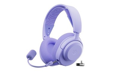 SteelSeries Arctis Nova 3P Purple Wireless Gaming Headset Damaged Box A1
