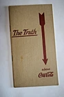 THE TRUTH  about Coca-Cola Information Booklet / Pamphlet 1910 Vintage