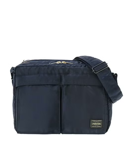 PORTER TANKER SLING BAG W zip (L) 622-08633 IRON BLUE Yoshida & Co