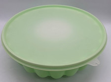 VTG Tupperware 3-Piece JELLO Mold mint green ice ring 1202 1201 1203 Made in USA