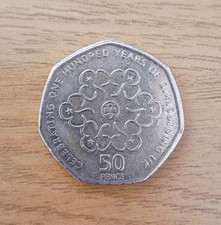 Girl Guides 50p 2010 Celebrating 100 Years of Girl Guiding Fifty Pence Coin