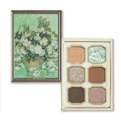 MilleFee Painting Eyeshadow Palette 10 Vase with Roses 6-Color Eye Makeup