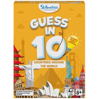 Skillmatics Guess in 10 Countries Edition Educational Card Game for Kids 8+