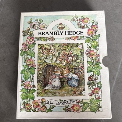 Brambly Hedge Vintage 1980 4 Book Set Spring Summer Autumn Winter Jill Barklem