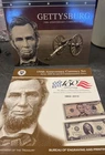 2012 BEP Gettysburg Civil War 150th Anniversary Currency Two Note US Mint 2 Sets