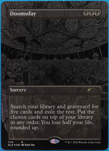 Doomsday (Secret Lair ETCHED Promo) FOIL NM MTG MAGIC CARD (499881) ABUGames