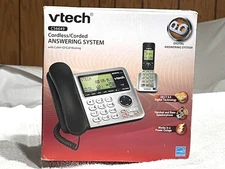 VTech CS6649 Corded / Cordless Phone System With Answering Machine Caller ID