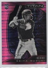 2022 Panini Chronicles Titan Pink Pulsar Prizm Seiya Suzuki #4 11n6