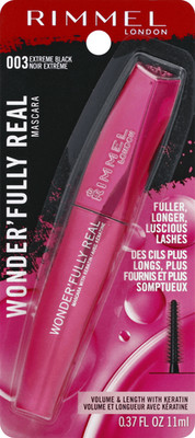BUY 3 GET 1 FREE (Add 4) Rimmel London Wonder'fully Real Mascara 001 Black