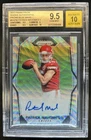 2017 Panini Prizm Patrick Mahomes II Rookie Auto Blue Wave RC #/149 BGS 9.5/10