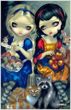 Strangeling - Alice & Snow White Mini Poster 11.5" x 17.5" - Laminated